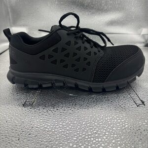 Reebok Sublite Comp Toe Black Men's Size 6.5M/ 8.5 Womens / No Insoles